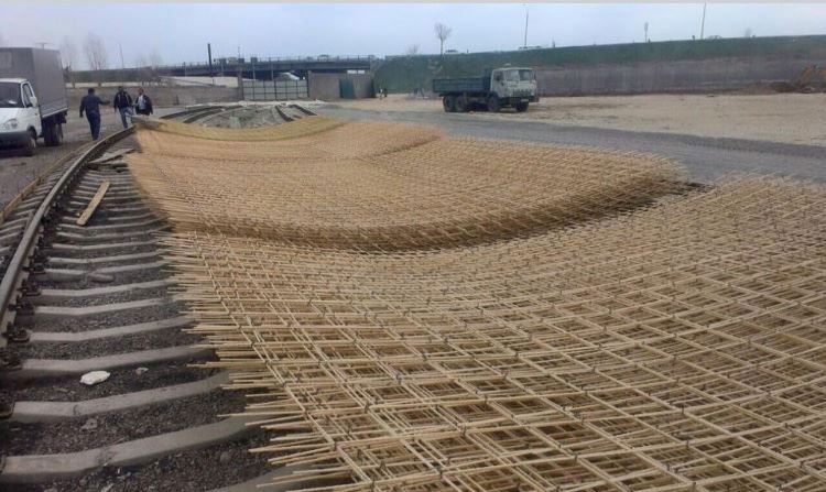 Bridge fiberglass mesh